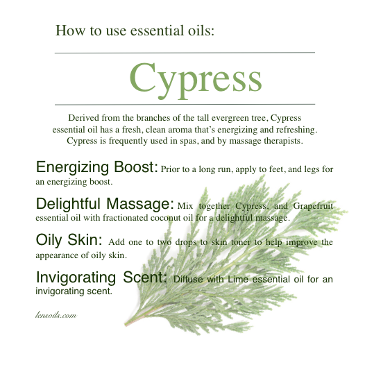 How to use Cypress Essential Oil